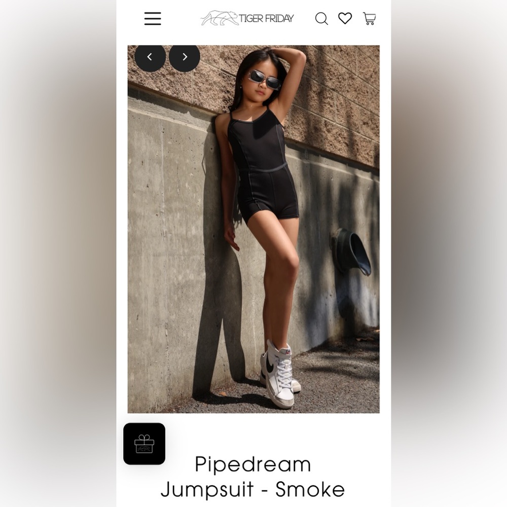 Tiger Friday Pipedream Jumpsuit in Smoke, Size CL (Sold Out on TF Website!)